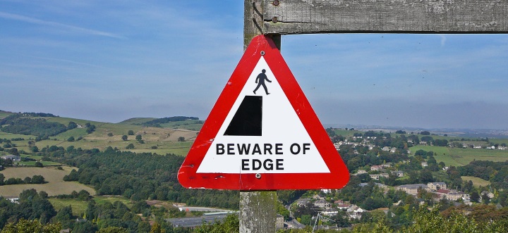 beware of cliff